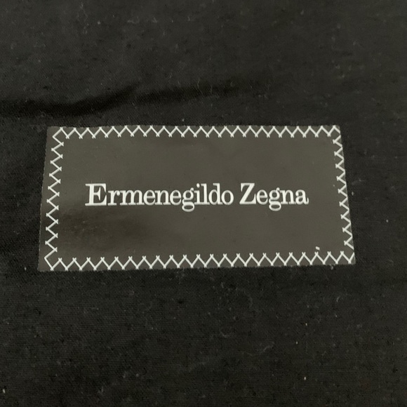 Pair of black Ermenegildo Zegna shoe dust bags - Picture 2 of 2
